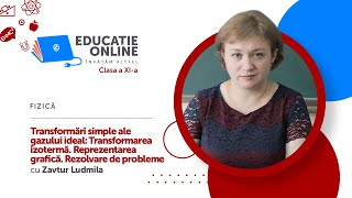 Fizică clasa a XIa Transformări simple ale gazului ideal Transformarea izotermă [upl. by Vocaay]