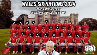 Wales 2024 Six Nations Squad Announced  I AM SHOCKED [upl. by Medeah]