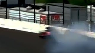 2021 Santino Ferrucci airborne crash  Indianapolis [upl. by Dahsar727]