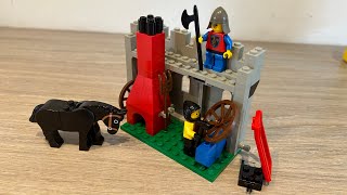 Building LEGO 6040 Blacksmith’s Forge Shop 1984 [upl. by Harvie]