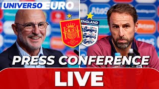 LIVE LUIS DE LA FUENTE SOUTHGATE and HARRY KANE CONFERENCE LIVE SPAIN  ENGLAND  FINAL EURO 2024 [upl. by Nwahsid]