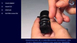 Iris non Gehmann magnifying diopter adapter and CLS [upl. by Yumuk291]