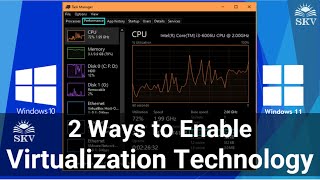 How to Enable Virtualization Technology in Windows 1011 PC 2 Simple Ways  Enable Virtualization [upl. by Yole448]