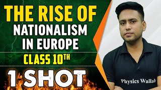 The Rise of Nationalism in Europe in 1 Shot  Everything Covered  Class 10th Board  Pure English [upl. by Yrebmik491]