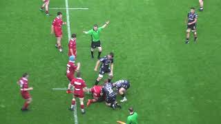 Dragons TV Highlights Under18s vs Scarlets U18s [upl. by Akinehs]