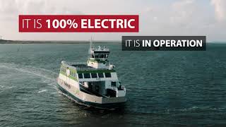 Danfoss powers 100 percent electric ferry sailing World Heritage waters [upl. by Iadrahs]