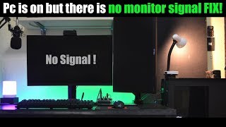 Pc is on but no monitor signal fix [upl. by Boyce356]