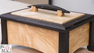 Building a Maple Box then a Special Trick to Make It POP [upl. by Nodal]