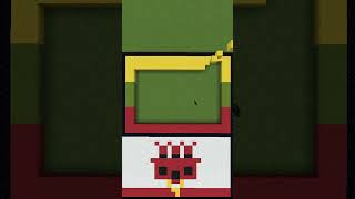 Myanmar flag in Minecraft What flag next minecraft minecraftbuilding memes funny gaming art [upl. by Eiramasil698]