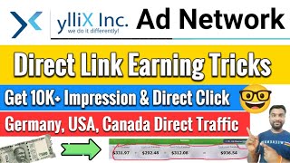 🔥Yllix Ad Direct Link Earning Tricks  Yllix Direct Link Ads  Yllix Ad Network  SmartHindi [upl. by Elisha]