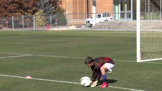 Goalkeeping Drills for the Beginner 10 [upl. by Annehcu]