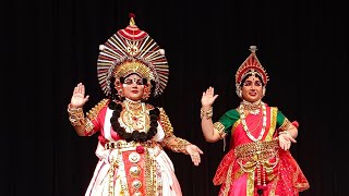 Yakshagana Dance  Karnataka  Varaha Roopam  traditional  Song  Film  hombale [upl. by Gnilrad]