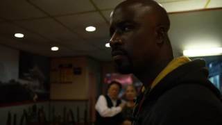 Luke Cage 1x1 Moment of truth fight scene HD by Netflix amp Marvel [upl. by Annekim]