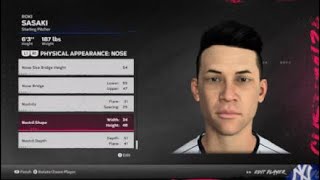 HOW TO CREATE ROKI SASAKI IN MLB THE SHOW 24 🔥 [upl. by Nerrej]