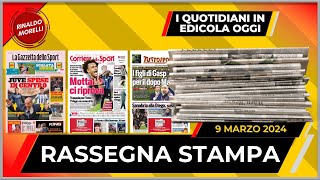 NAPOLI BLOCCATO OGGI BOLOGNAINTER E MILAN DIFESA KO  🗞️ Rassegna Stampa 932024 637 [upl. by Knipe]