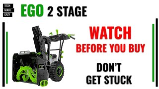 WATCH BEFORE You Buy EGO 2 Stage Snow Blower SNT2400 SNT2405 SNT2406 [upl. by Dever400]