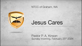 Jesus Cares  Isaiah 5912 1221  Pastor P A Kinson [upl. by Juline923]