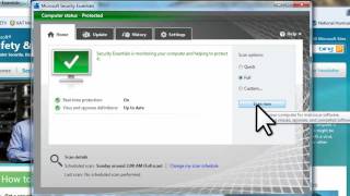 Microsoft Security Essentials  Free AntiVirus for Windows Tutorial [upl. by Judi]