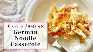 How to a Make German Noodle Casserole  Nudelauflauf [upl. by Ygief]