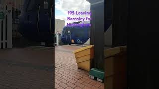 195 leaving Barnsley for Nottingham on the 1642 northern service [upl. by Bigler]