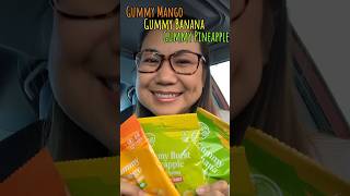 Gummy Mango Gummy Pineapple and Gummy Banana All 3 fun gummies from Walgreens [upl. by Dibri]