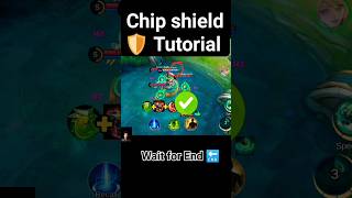 Chip Shield Tutorial mobile legends tutorial shorts ml2b [upl. by Ginsberg]