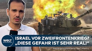 NAHOSTKONFLIKT Angriffe aus Gaza Libanon und Syrien  droht Israel ein Krieg an zwei Fronten [upl. by Winebaum478]