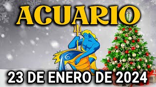 🔥🔥🔥𝐄𝐬𝐭𝐨 𝐒𝐞 𝐜𝐮𝐦𝐩𝐥𝐞 𝐄𝐧 𝐌𝐞𝐧𝐨𝐬 𝐃𝐞 𝟐𝟒 𝐇𝐨𝐫𝐚𝐬 ❗️😱 Horóscopo de hoy Acuario ♒ 23 de Enero de 2024Tarot [upl. by Eatnahc931]