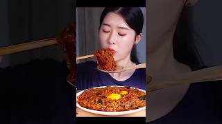 Black Bean Noodles yt food foodie Foodlover ytshorts ytshort asmreating asmr eatingvideos [upl. by Gawen219]