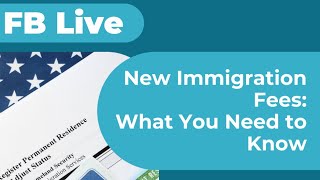 New Immigration Fees What You Need to Know [upl. by Derwood]