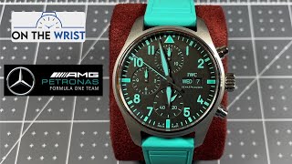 Review of the IWC Pilots Watch Chronograph 41 Edition MercedesAMG Petronas Formula One Team [upl. by Lagas]