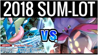 Meganium Greninja vs Malamar Spread  Pokémon TCG 2018 SUMLOT Tabletop Game [upl. by Andros]