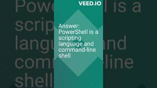 What is PowerShell currentaffair programminglanguage vocabulary generalknowledge powershell [upl. by Ainigriv]