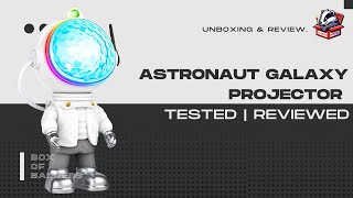 LBSTP Astronaut Galaxy Projector LED  Starry Sky Projector with Timer amp Remote Review [upl. by Thetos]