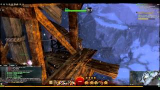 Panorama Falaises de Hantedraguerre Dredgehaunt Cliffs Guild Wars 2  Jumping Puzzle [upl. by Rue]