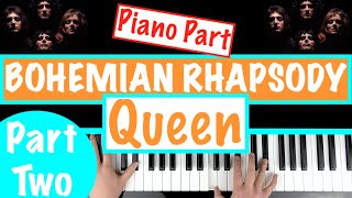 QUEEN  BOHEMIAN RHAPSODY Piano Lesson Tutorial  Simplified Chords [upl. by Dowdell365]