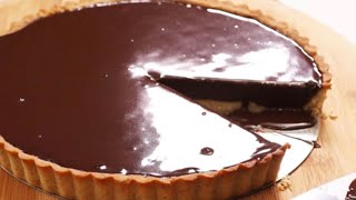 TARTE AU CHOCOLAT ULTRA FACILE ET RAPIDE 🤤🤤🤤 [upl. by Adlare]