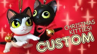 Custom Christmas Kitties DIY  Make an ornament out of your old toys [upl. by Wulfe]