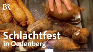 Kesselfleisch Schlachtfest in Oedenberg  Zwischen Spessart und Karwendel  BR  Doku  Reportage [upl. by Jahdal]