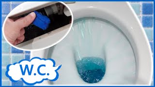 💦💦 Pastillas SANITARIAS para el WC Limpieza y Desinfección en cada descarga de agua 💦💦 [upl. by Aneetsirhc715]