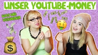 SO VIEL GELD verdienen wir als YOUTUBER  YouTube Money [upl. by Kingsley87]