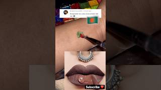 Brown lipstick Shades for all SKIN types 💄colourmixing lipstickhacks satisfyingvideo [upl. by Shelagh315]