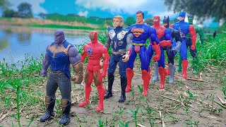 Avengers Superhero Action Figure SPIDERMAN HULK THOR IRONMAN CAPTAINAMERICA DCBATMAN VENOM [upl. by Naarah479]