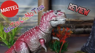 REVIEW CRAZED CARNOTAURUS ACTION FIGURES DISNEY DINOSAURIO \\ MATTEL [upl. by Ydniw]