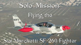 Flying the Marchetti SF260 Fighter  Air Combat USA® quotFighter Pilot For A Dayquot™ [upl. by Golliner302]