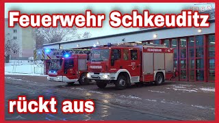 🚨Ankommende Einsatzkräfte zur FEUERWACHE🚨AUSRÜCKEN LF 2016➕️DLK 2312➕️ELW 1 FF Schkeuditz🚒 [upl. by Quick]