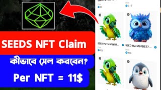 Seed Bird NFT  Seed Airdrop NFT  Seed Airdrop New Update  SEED Mining [upl. by Rhine]