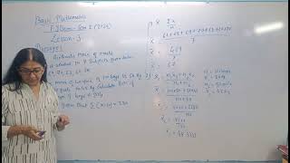 FY Bcom NEP syllabus sem 1 Basic Mathematics lesson 3 sums [upl. by Gallager921]