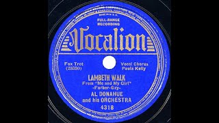 1938 Al Donahue  Lambeth Walk Paula Kelly vocal [upl. by Cyrus668]