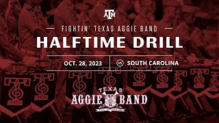 Fightin Texas Aggie Band Halftime Drill  South Carolina 2023 [upl. by Arihat910]